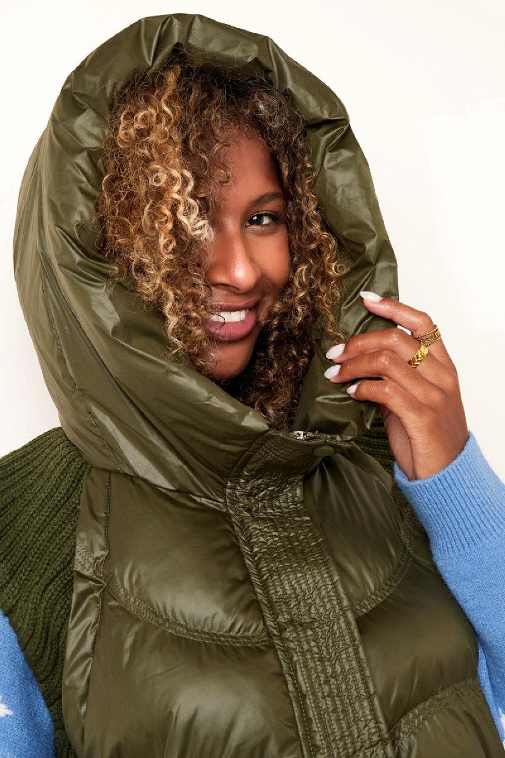 Body warmer autumn Olive M h5Picture5